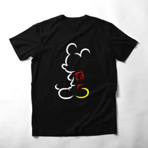 Miki Maus majica sa apstraktnim motivima