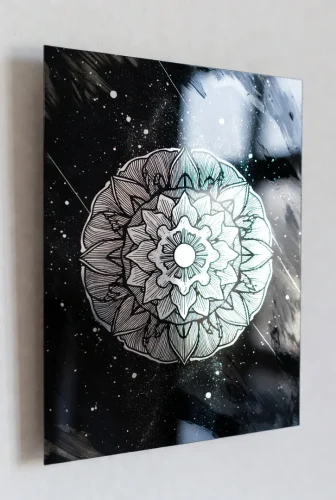 Zvezdani Lotos metal print